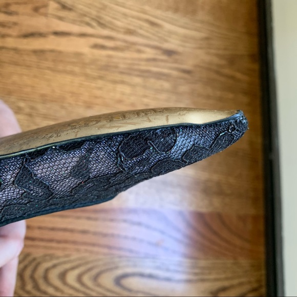 Guess Pointy Toe Suede Lace Chain Stiletto Pumps 9 - Picture 3 of 16